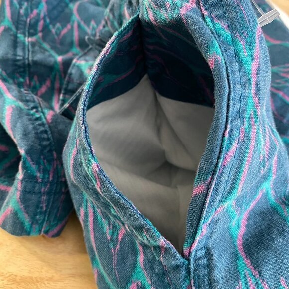 The North Face Maywood Shorts Linen Cotton Printed NWT‎ Women's Size 16 Long - Picture 6 of 12